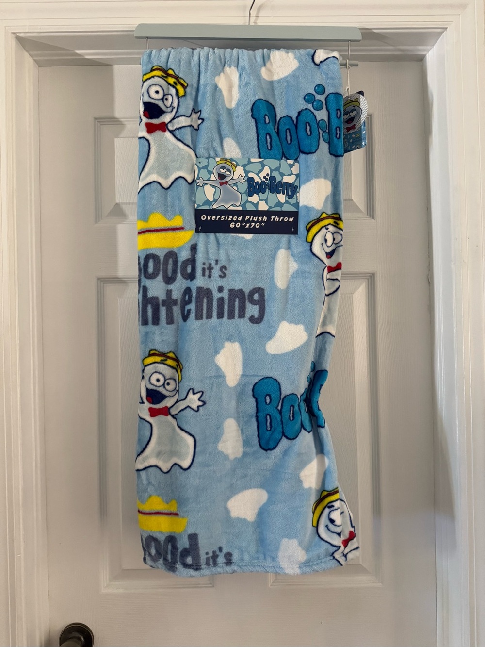 General Mills Boo Berry Halloween throw Blanket